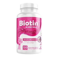 Biotina 10000 mcg 100 Capsulas