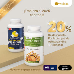 Combo para liberar el estrés y mejorar el sueño (Ashwagandha + Melatonina)