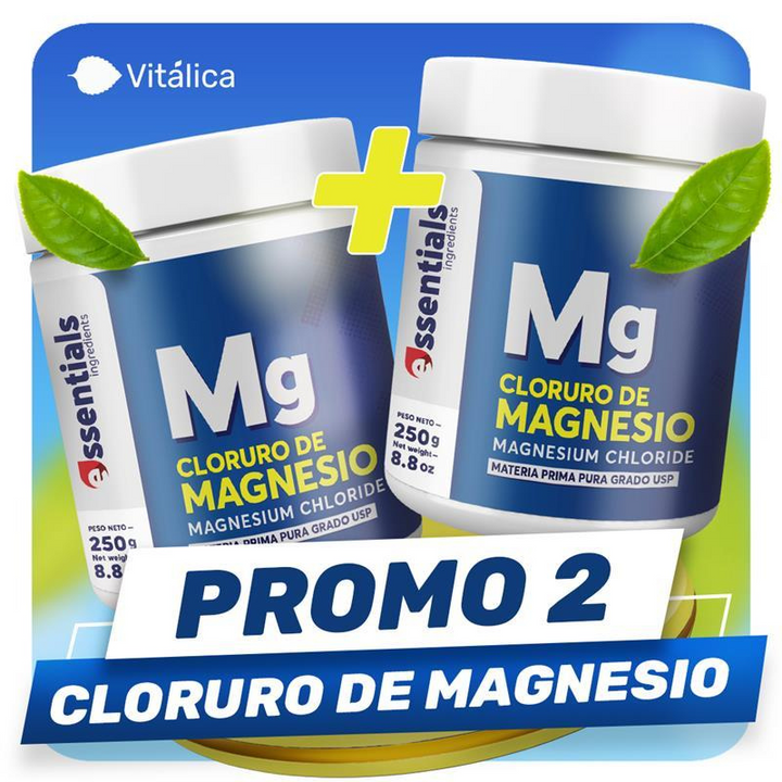 Promo 2 cloruro de magnesio en Polvo Puro 250gr 2