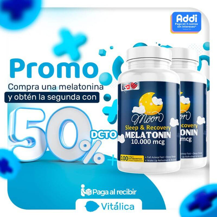 Promo melatonina 10000mcg 2