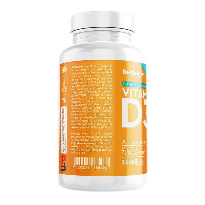 Vitamina D3 10000 iu 100 softgels 2