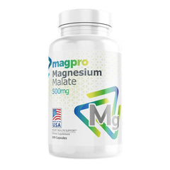 Malato de magnesio 500mg,  100 Cápsulas