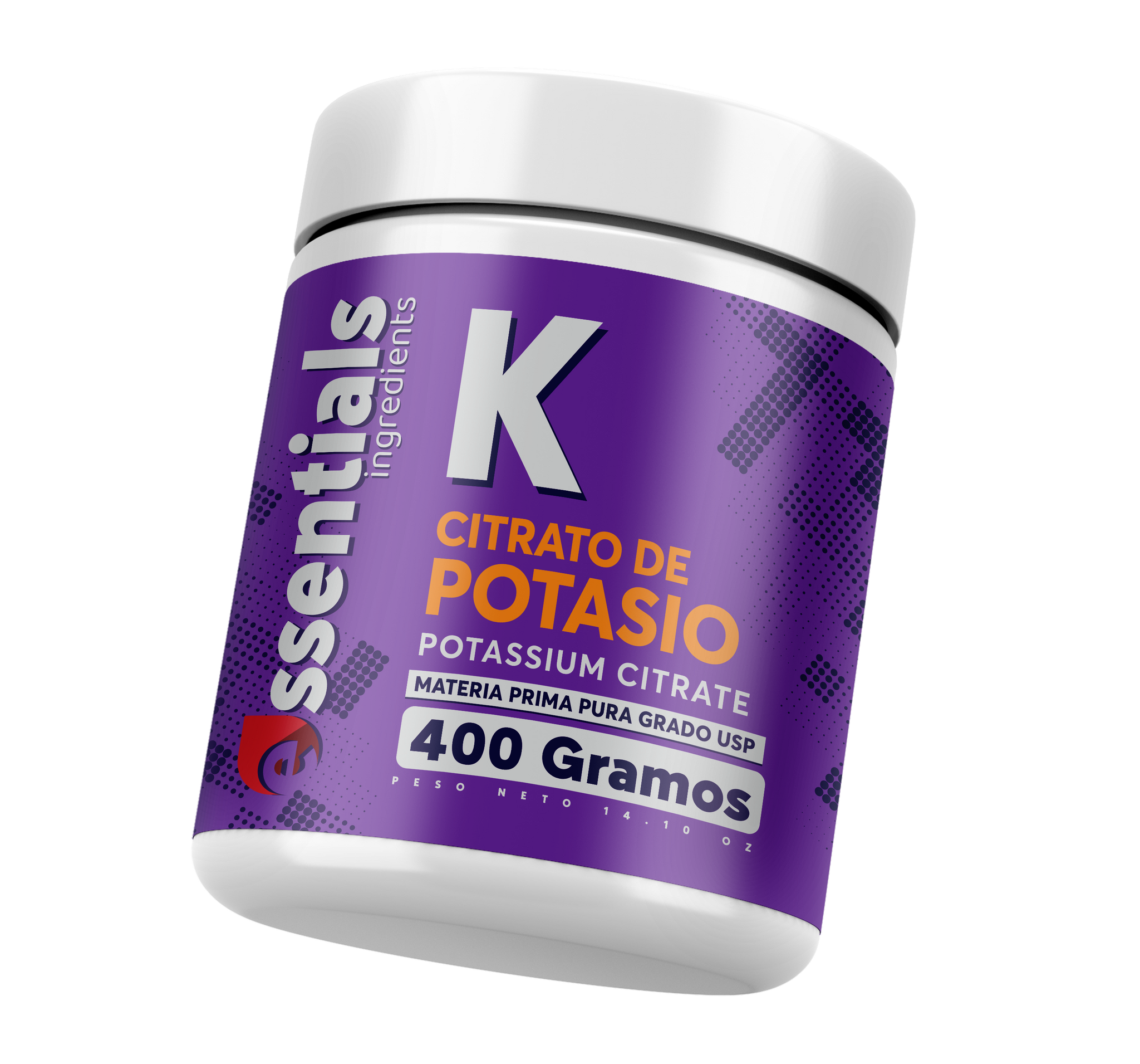 Citrato De Potasio En Polvo Puro 400 Gr Essentials Ingredients Vitalica Colombia 4980