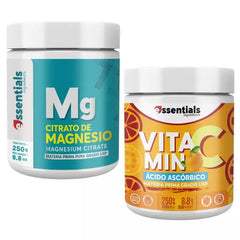 Promo citrato magnesio y vitamina c en polvo